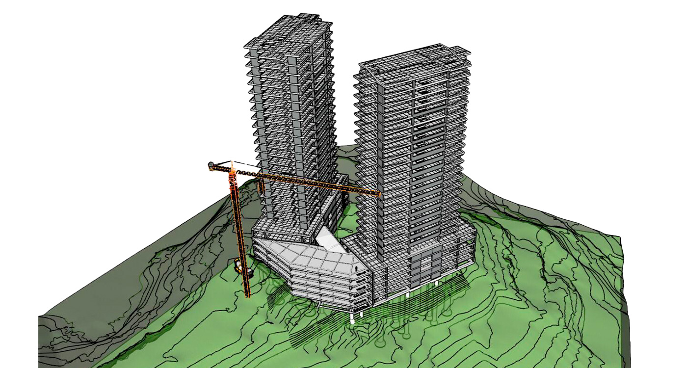 Modelo BIM. Diseño estructural proyecto residencial Cattleya.